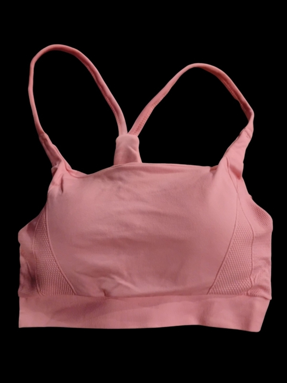 Sweaty Betty Light Pink Seamless Sports Bra